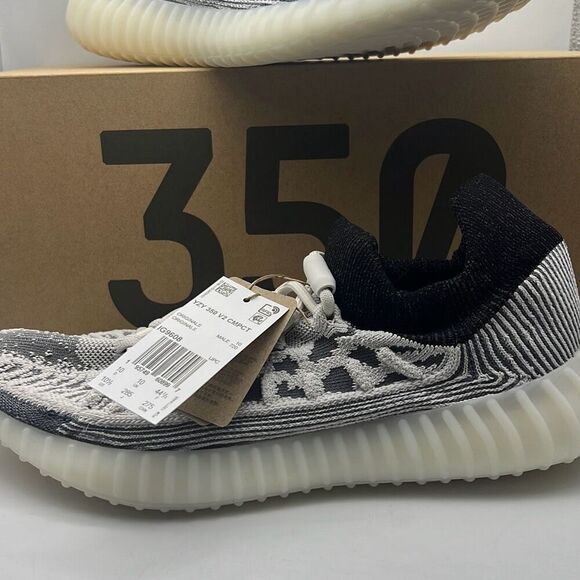 Adidas YEEZY 350 V2 CMPCT SLATE WHITE 1G9608 New‎ with box Men 10.5 New 🔥 - Picture 1 of 9